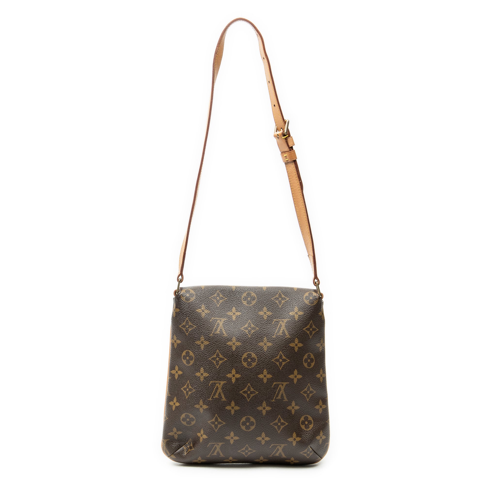 Shoulder Bag Musette Salsa Brown Monogram Canvas