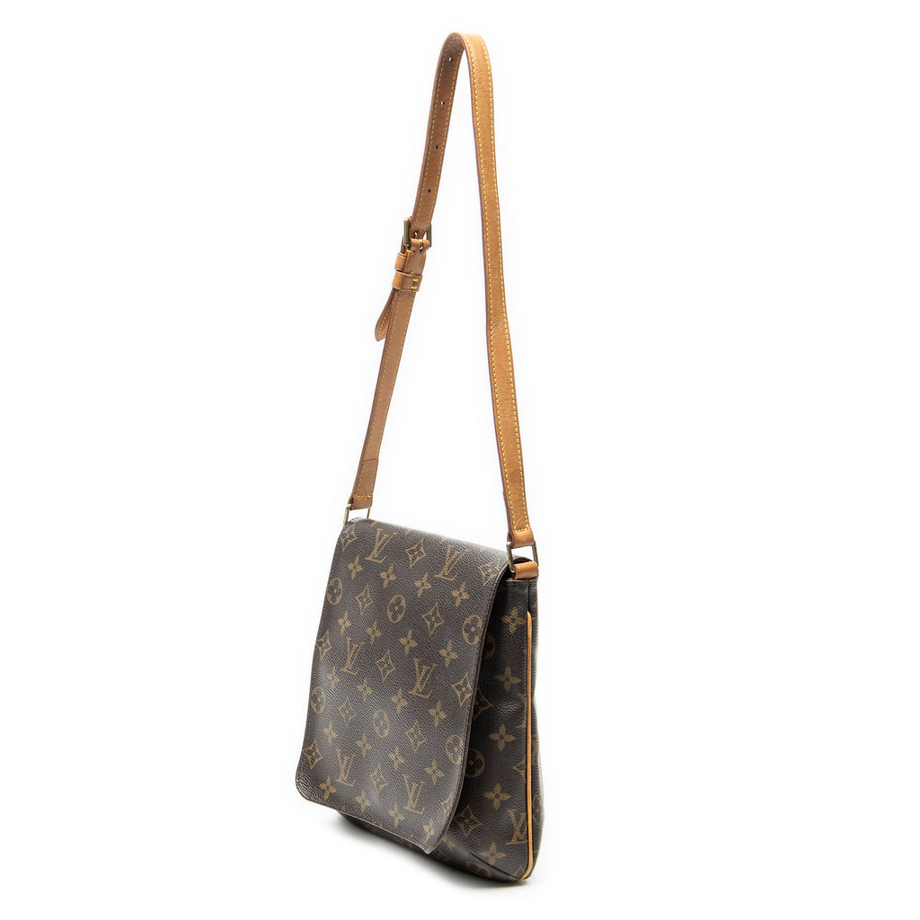 Shoulder Bag Musette Salsa Brown Monogram Canvas