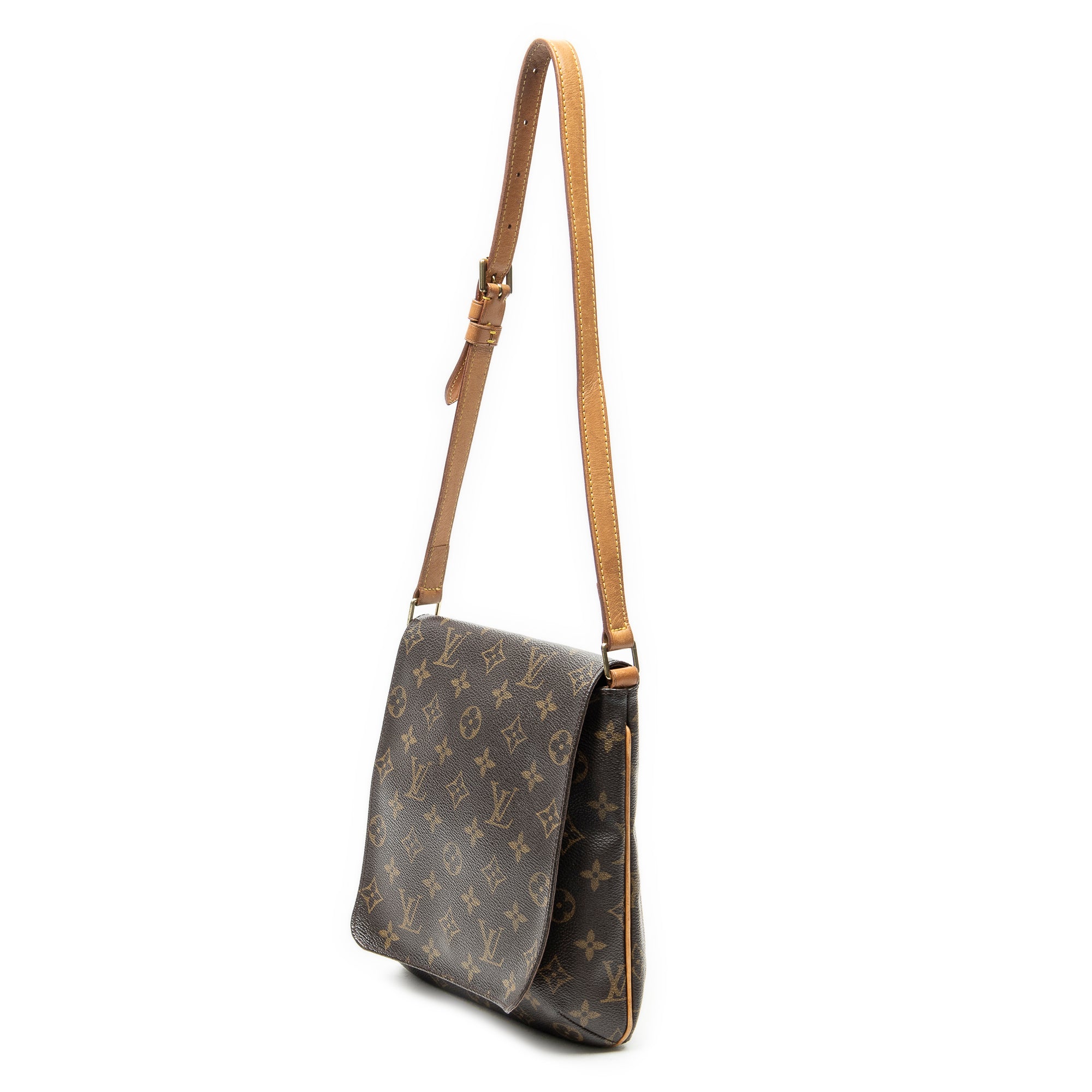Shoulder Bag Musette Salsa Brown Monogram Canvas