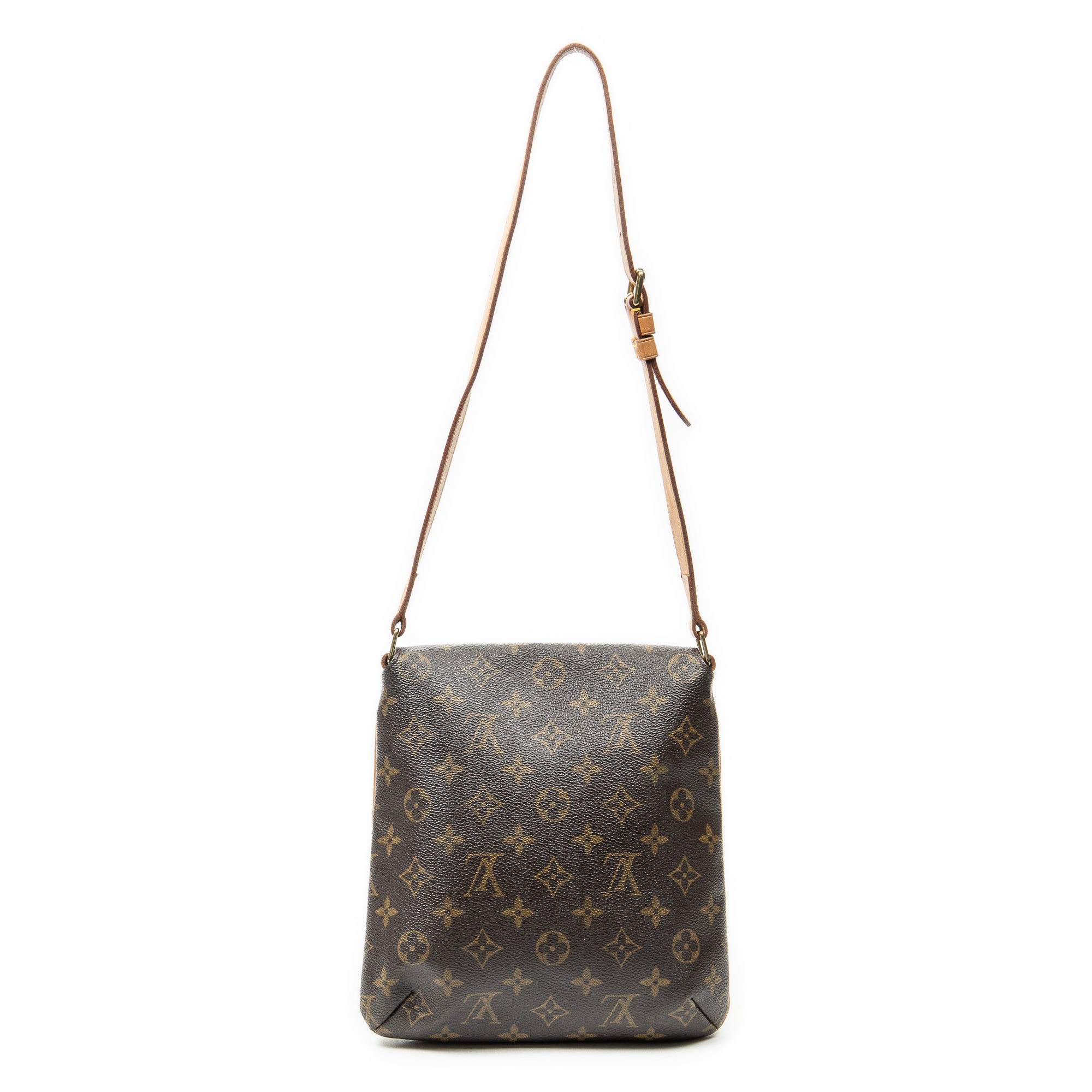 Shoulder Bag Musette Salsa Brown Monogram Canvas