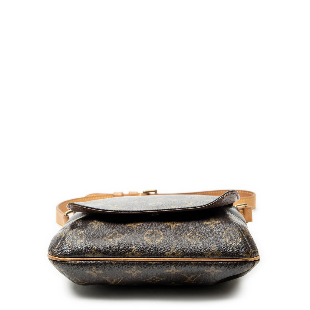 Shoulder Bag Musette Salsa Brown Monogram Canvas