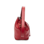 Shoulder Bag Mon Tresor Bucket Bag Red Calfskin Leather
