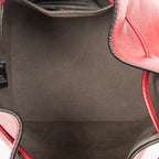 Shoulder Bag Mon Tresor Bucket Bag Red Calfskin Leather