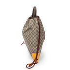 Backpack Web Logo Drawstring Backpack Beige Supreme Coated Canvas