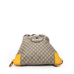 Backpack Web Logo Drawstring Backpack Beige Supreme Coated Canvas