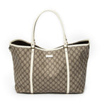 Shoulder Bag Medium Joy Tote Beige Supreme Coated Canvas