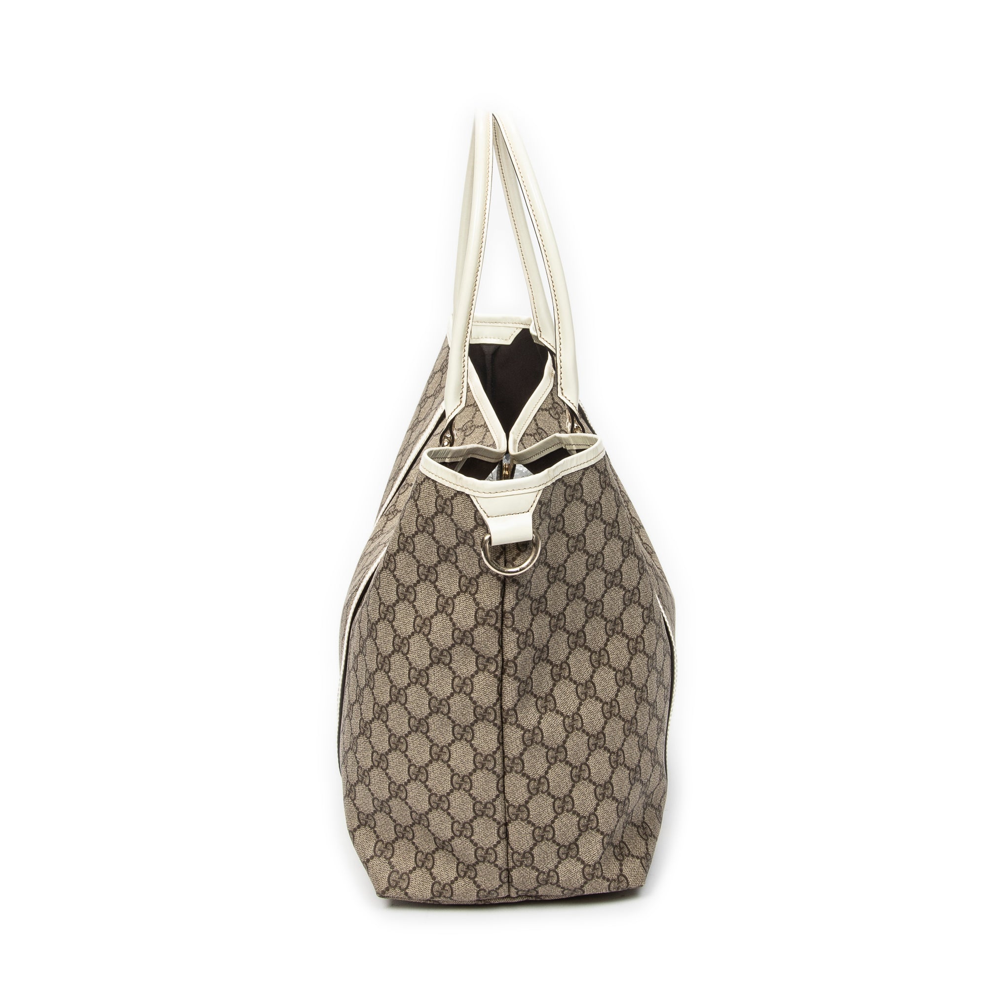 Shoulder Bag Medium Joy Tote Beige Supreme Coated Canvas
