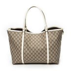 Shoulder Bag Medium Joy Tote Beige Supreme Coated Canvas