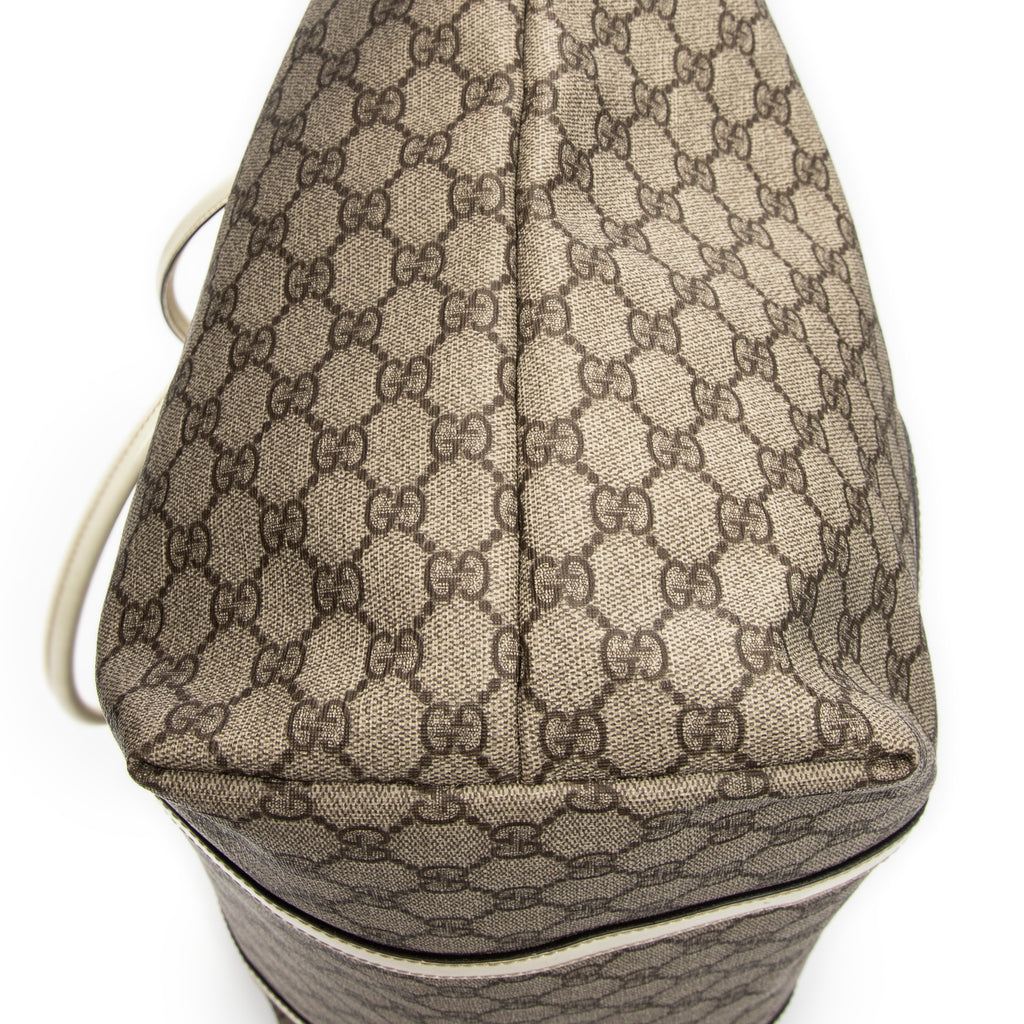 Shoulder Bag Medium Joy Tote Beige Supreme Coated Canvas