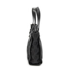 Handbag Small Vertical Zip Tote Black Anagram Canvas