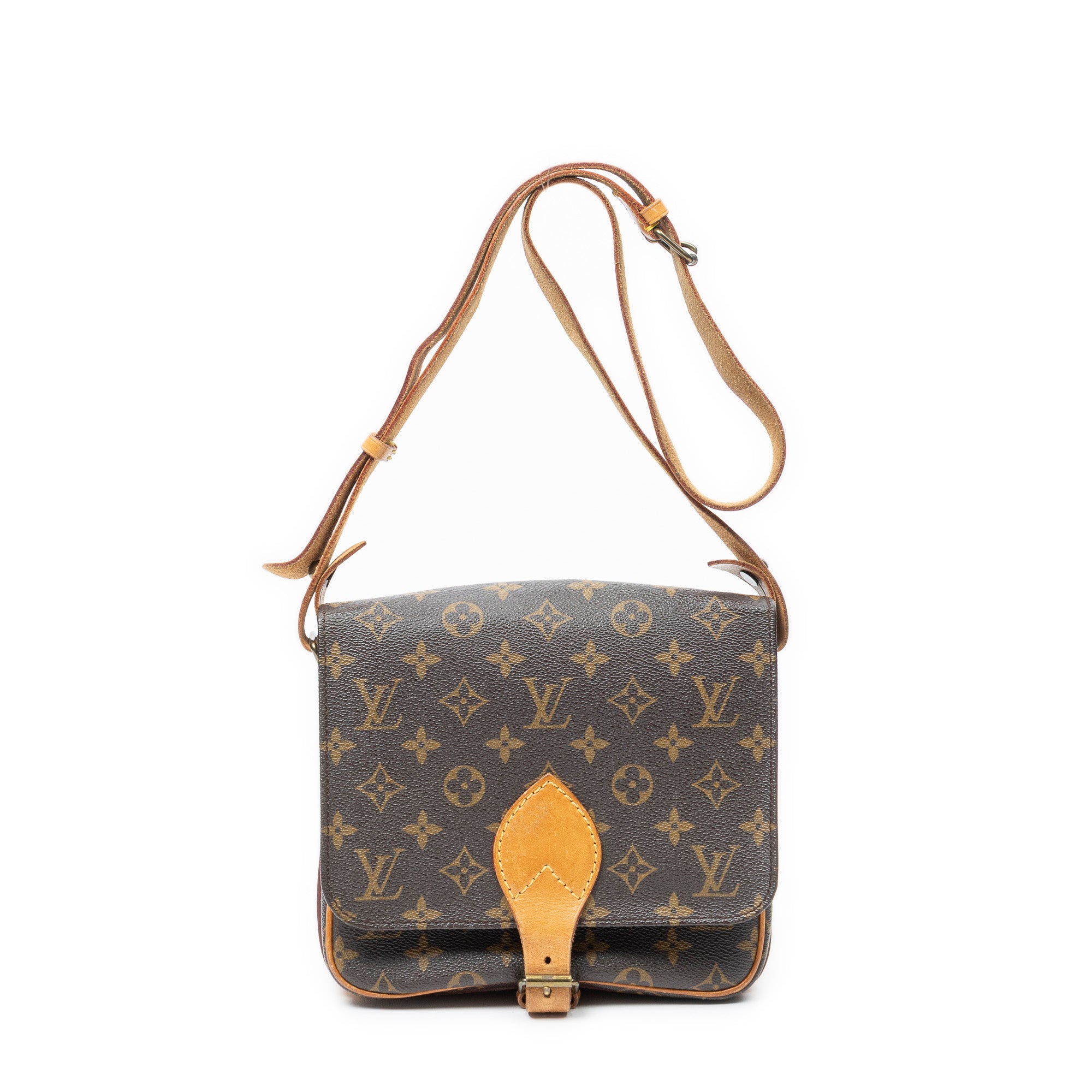 Shoulder Bag Cartouchiere MM Brown Monogram Canvas