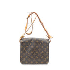 Shoulder Bag Cartouchiere MM Brown Monogram Canvas