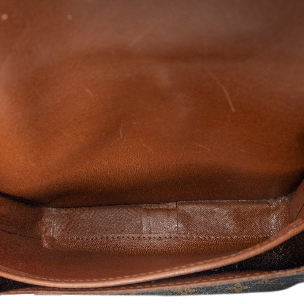Shoulder Bag Cartouchiere MM Brown Monogram Canvas