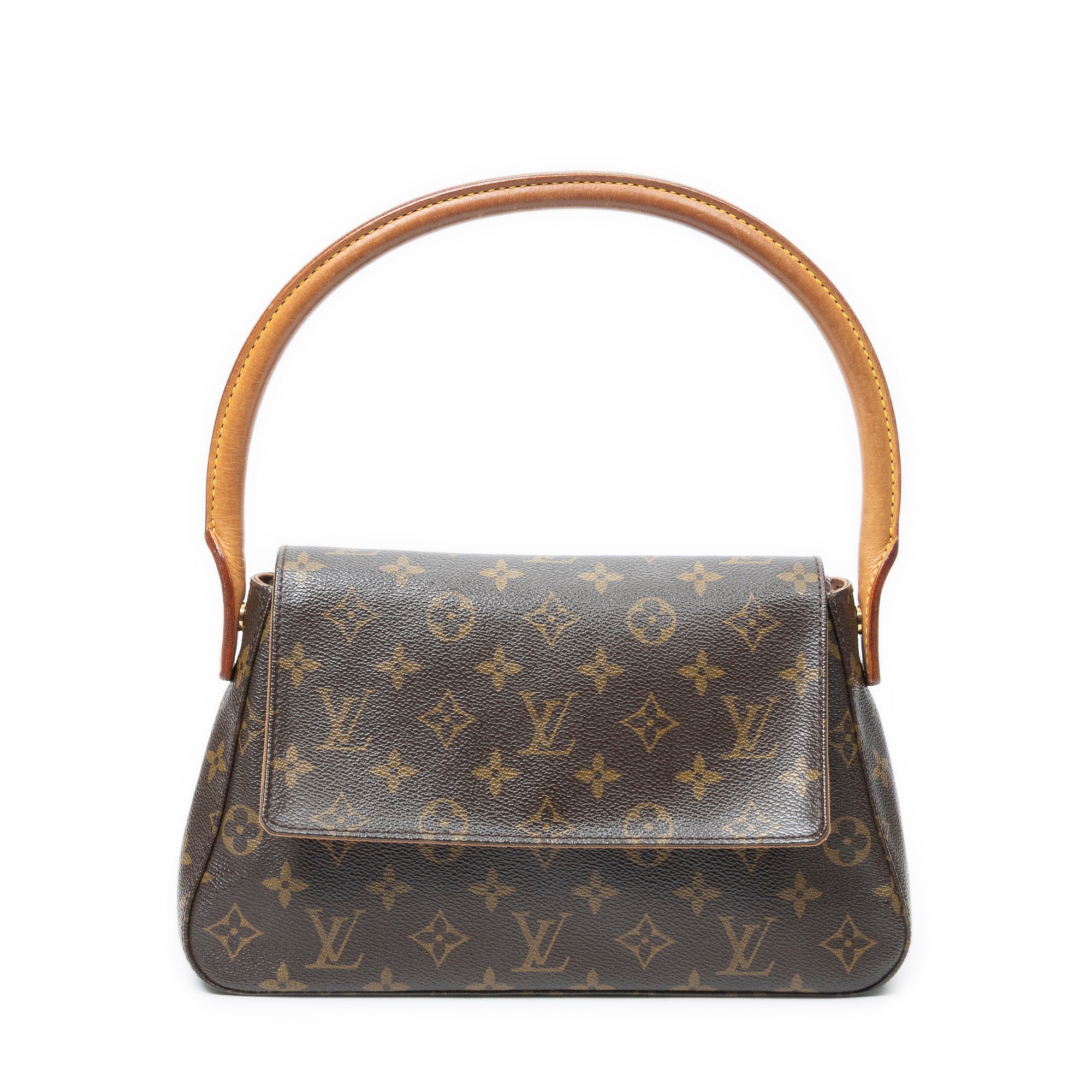 Shoulder Bag Mini Looping Brown Monogram Canvas