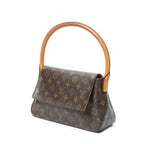 Shoulder Bag Mini Looping Brown Monogram Canvas