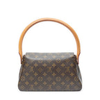 Shoulder Bag Mini Looping Brown Monogram Canvas