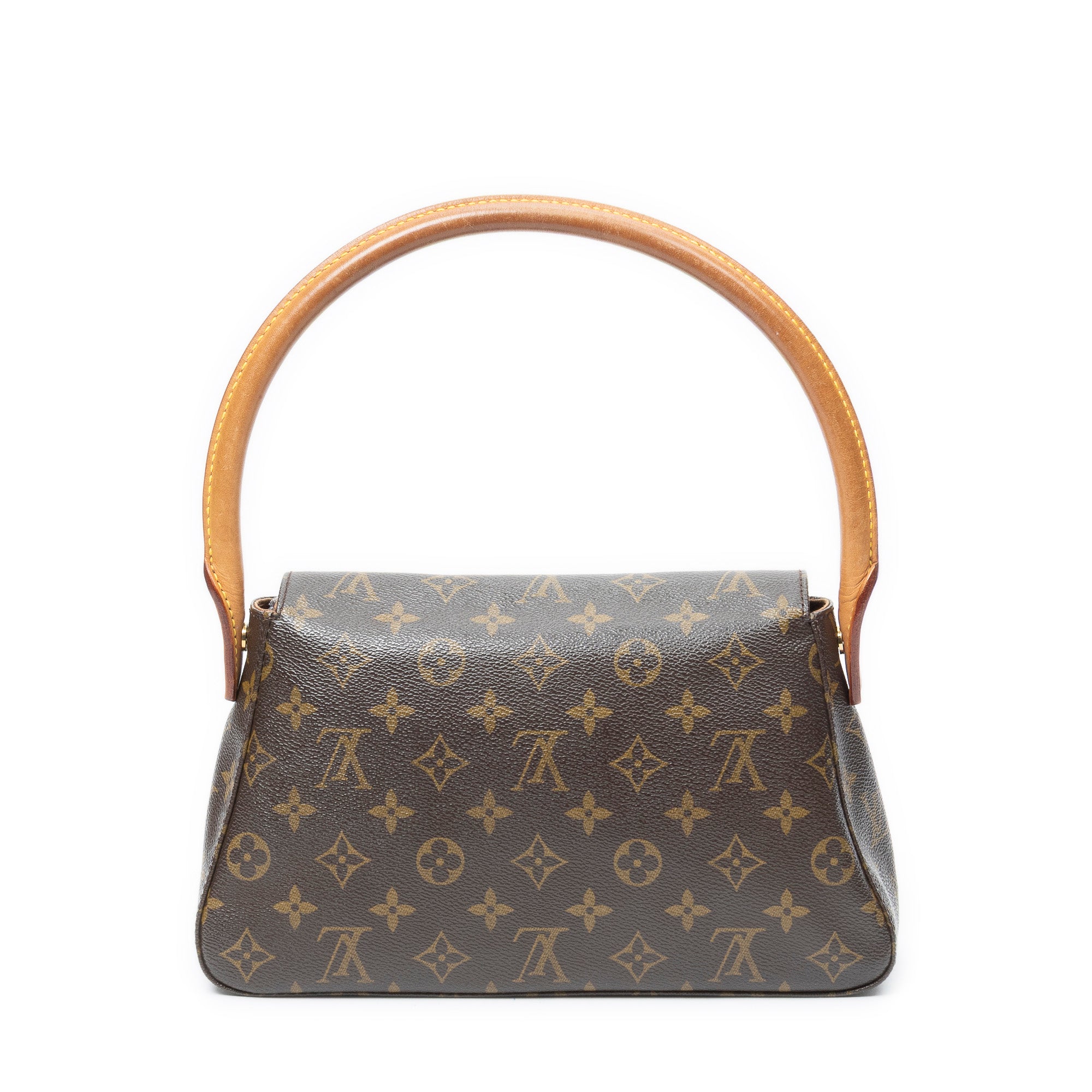 Shoulder Bag Mini Looping Brown Monogram Canvas