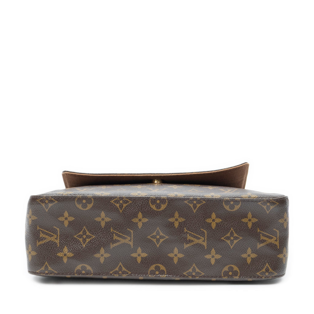 Shoulder Bag Mini Looping Brown Monogram Canvas