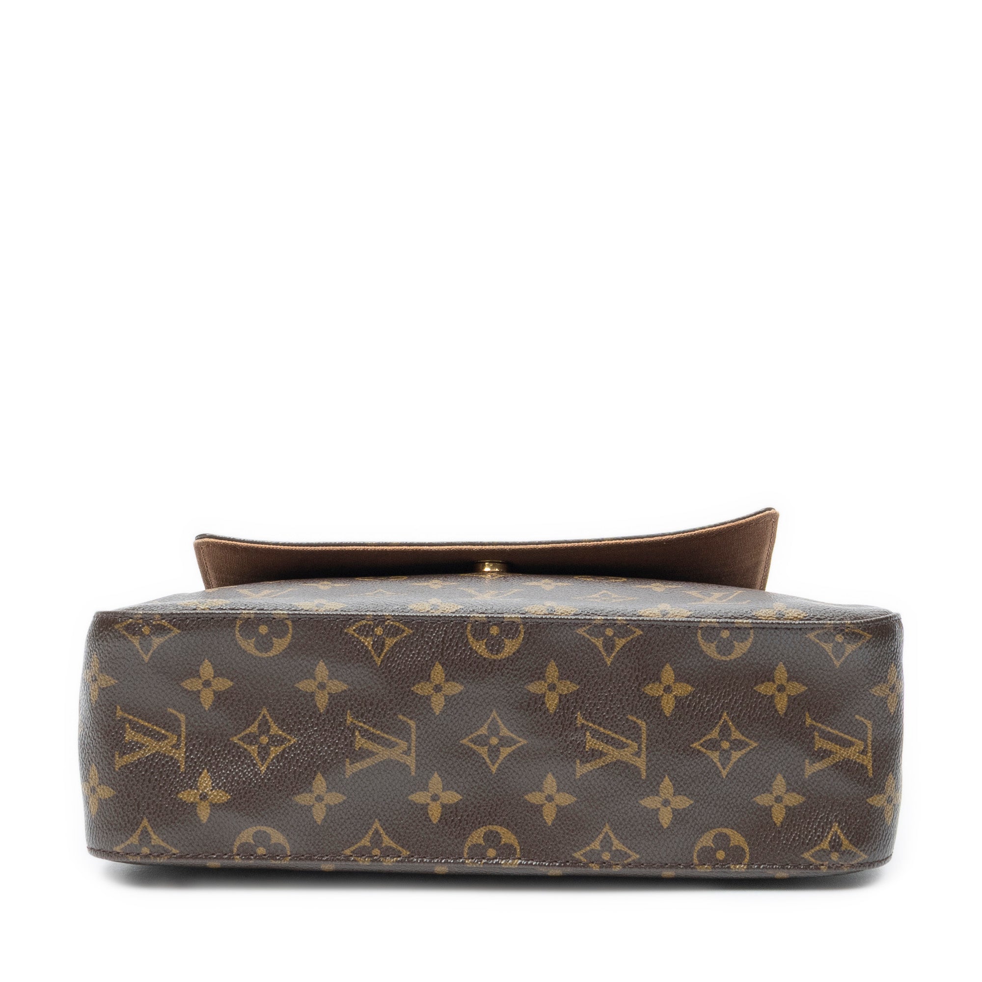 Shoulder Bag Mini Looping Brown Monogram Canvas