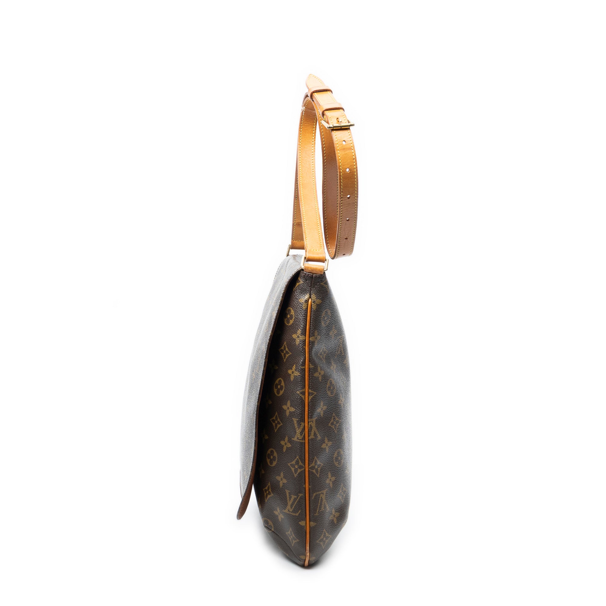 Shoulder Bag Musette Brown Monogram Canvas