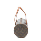 Handbag Papillon 30 Brown Monogram Canvas