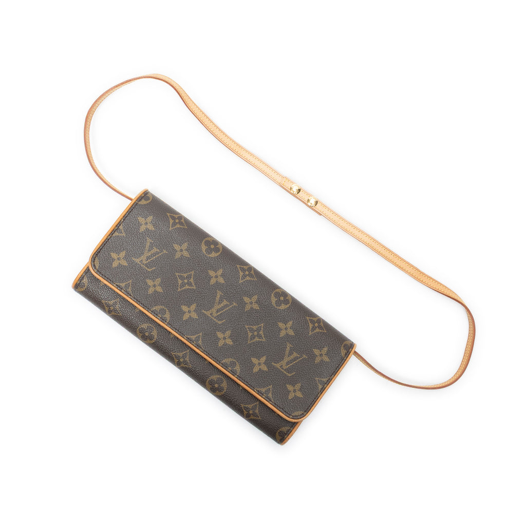 Shoulder Bag Twin GM Brown Monogram Canvas