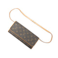 Shoulder Bag Twin GM Brown Monogram Canvas