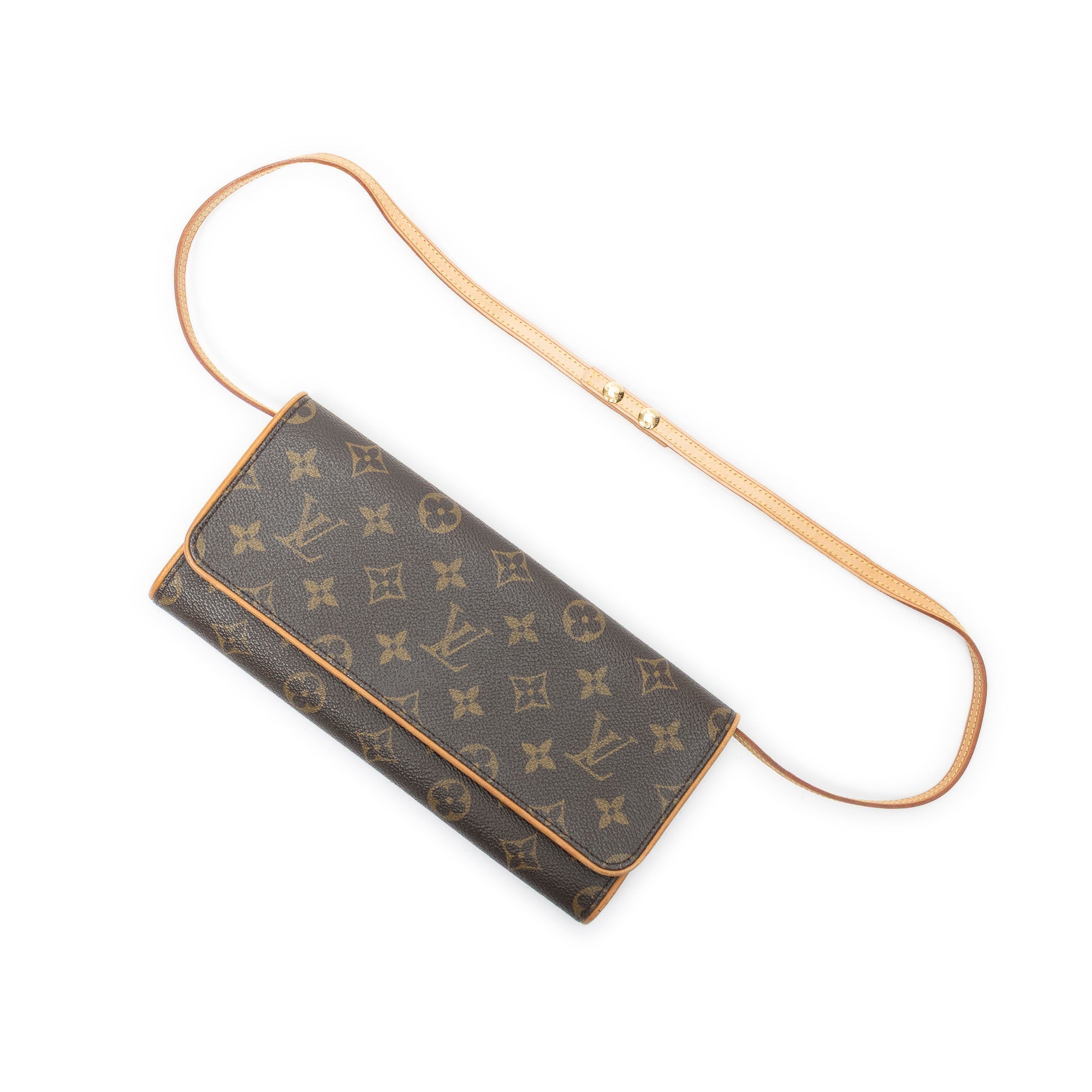 Shoulder Bag Twin GM Brown Monogram Canvas