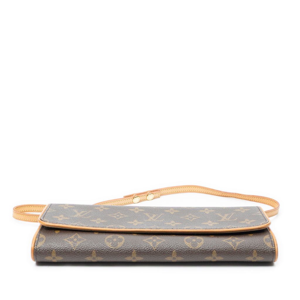 Shoulder Bag Twin GM Brown Monogram Canvas