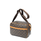 Shoulder Bag Reporter PM Brown Monogram Canvas