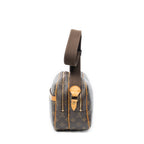 Shoulder Bag Reporter PM Brown Monogram Canvas