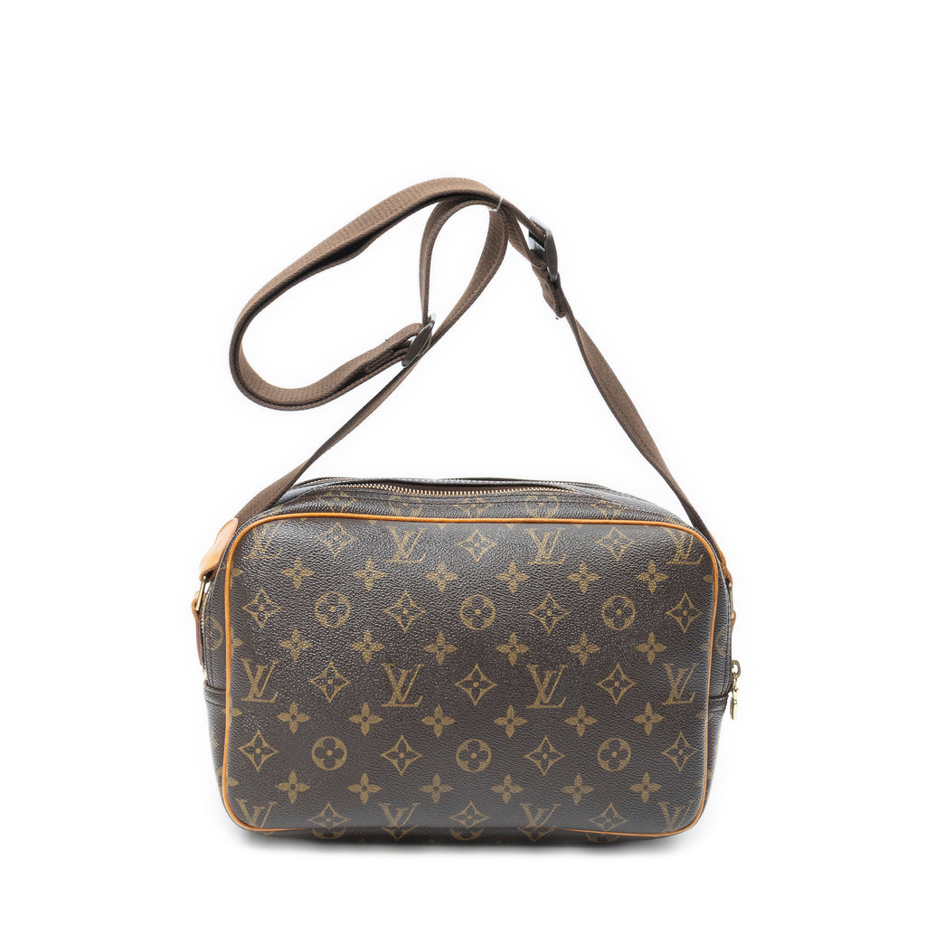 Shoulder Bag Reporter PM Brown Monogram Canvas