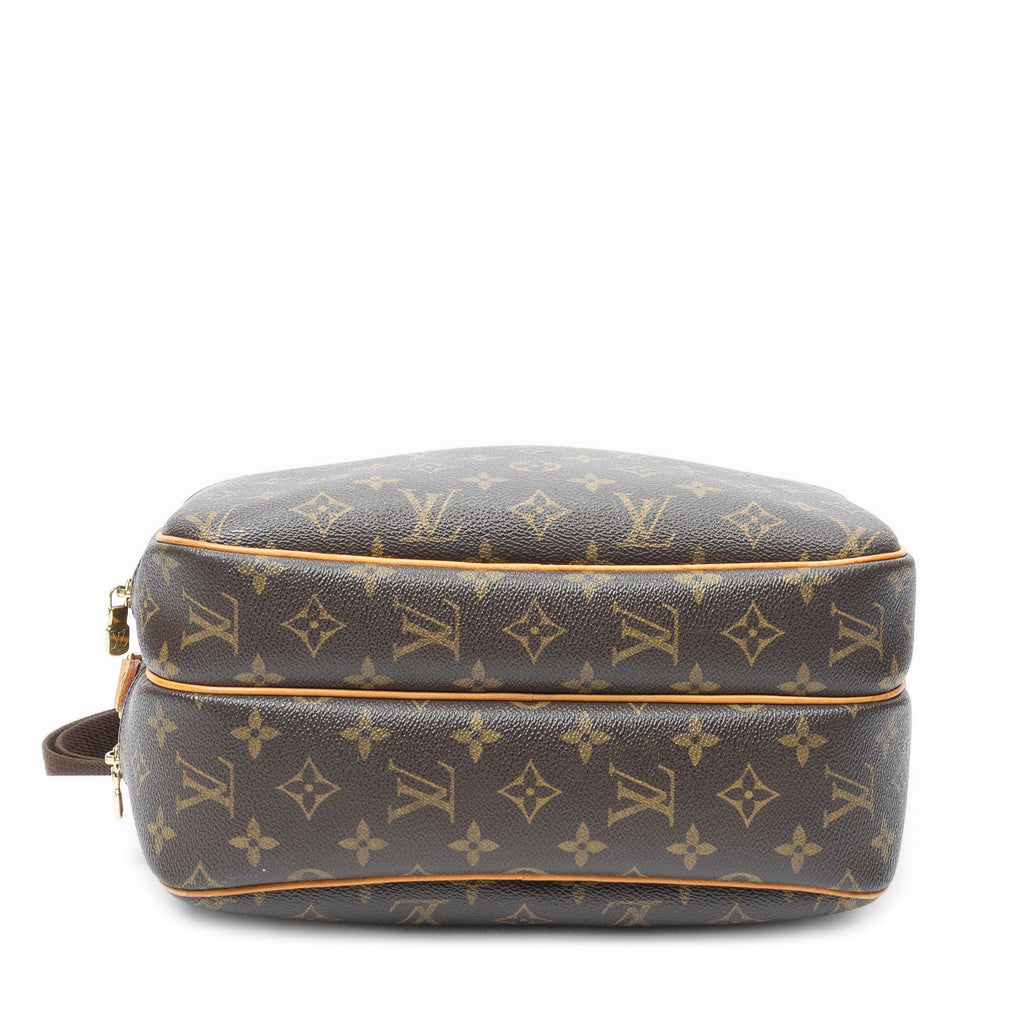 Shoulder Bag Reporter PM Brown Monogram Canvas