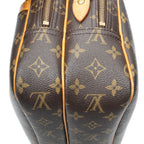 Shoulder Bag Reporter PM Brown Monogram Canvas