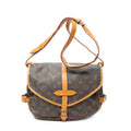 Shoulder Bag Saumur MM Brown Monogram Canvas