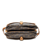 Shoulder Bag Saumur MM Brown Monogram Canvas
