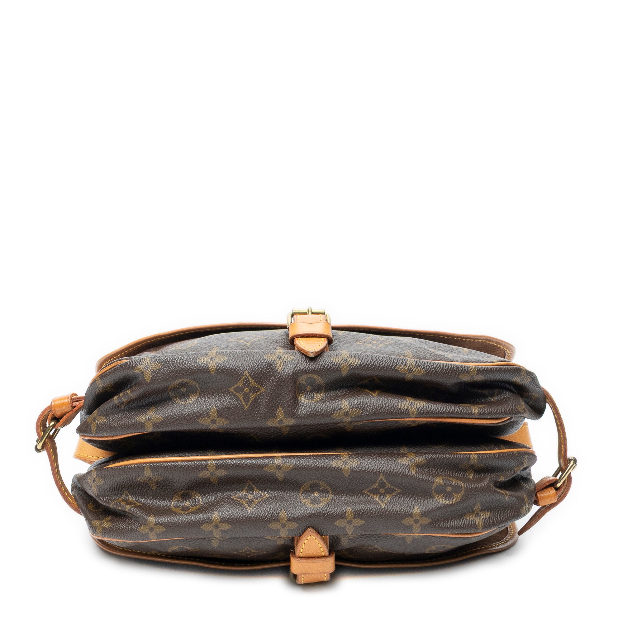 Shoulder Bag Saumur MM Brown Monogram Canvas