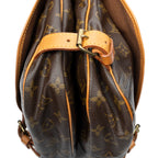 Shoulder Bag Saumur MM Brown Monogram Canvas