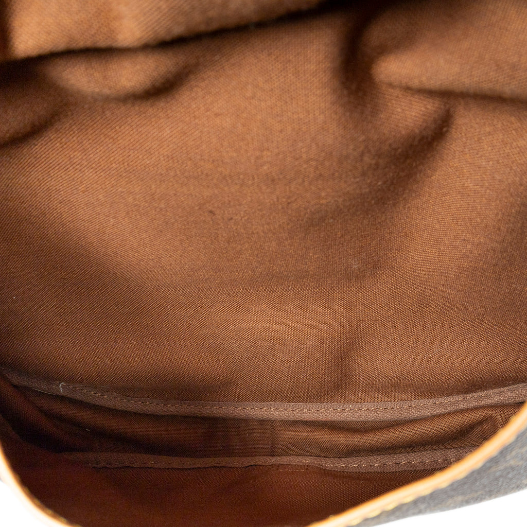 Shoulder Bag Saumur MM Brown Monogram Canvas