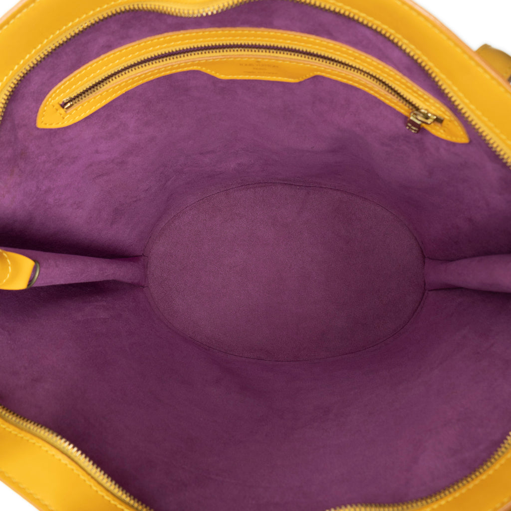 Shoulder Bag St-Jacques Shopping GM Yellow Epi