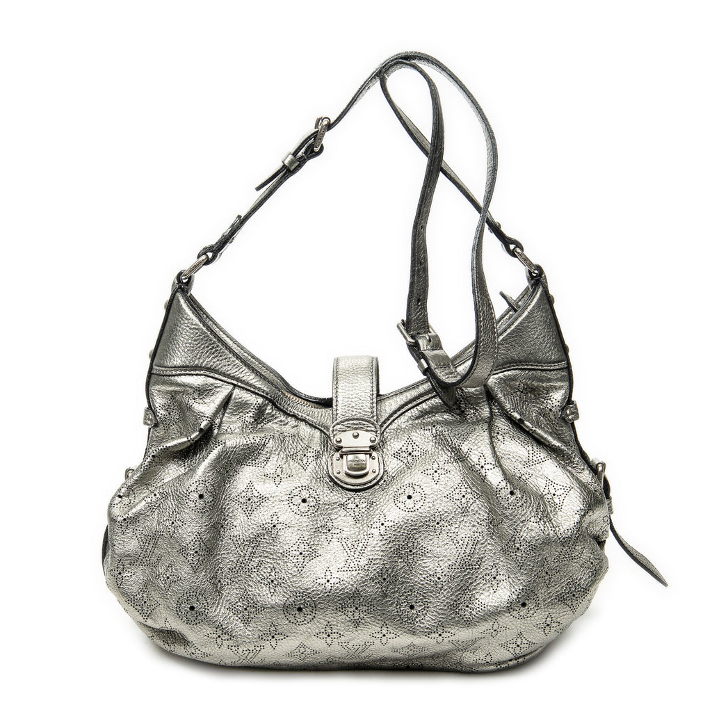 Shoulder Bag XS Hobo Argent Mahina Leather
