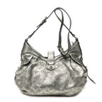 Shoulder Bag XS Hobo Argent Mahina Leather