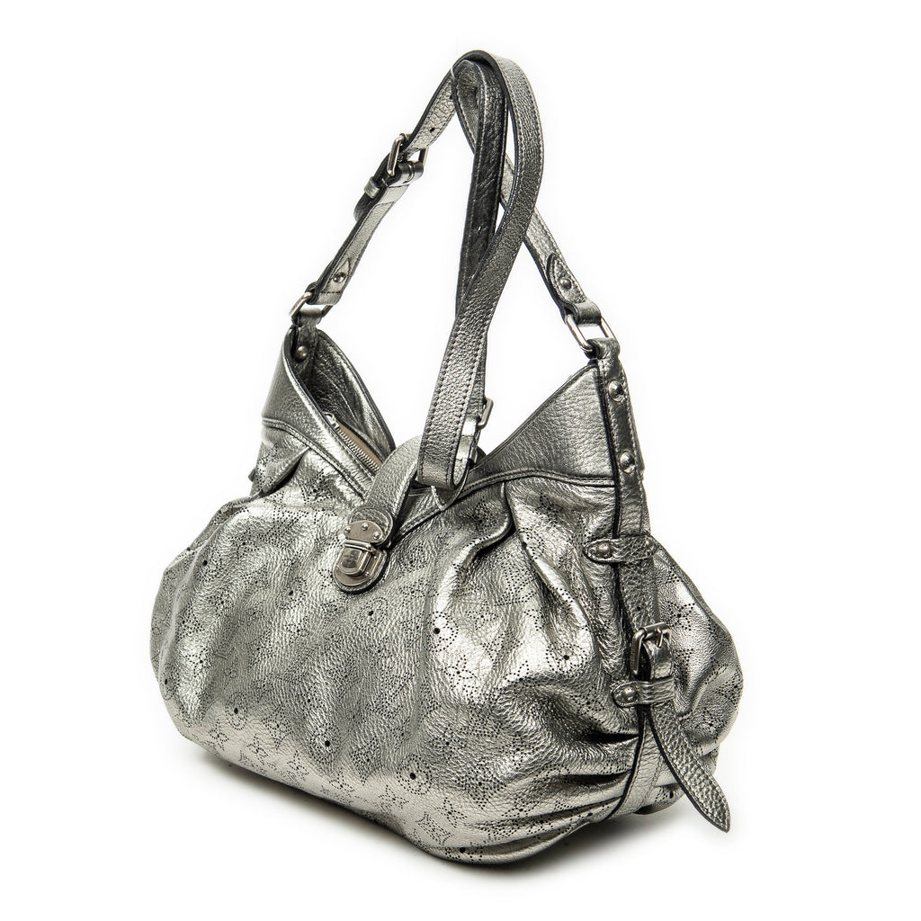 Shoulder Bag XS Hobo Argent Mahina Leather