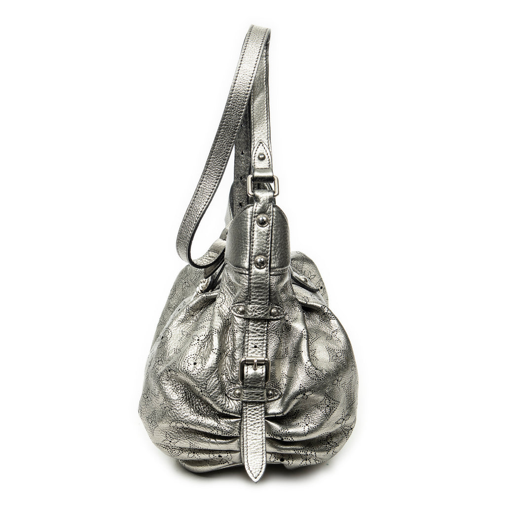 Shoulder Bag XS Hobo Argent Mahina Leather