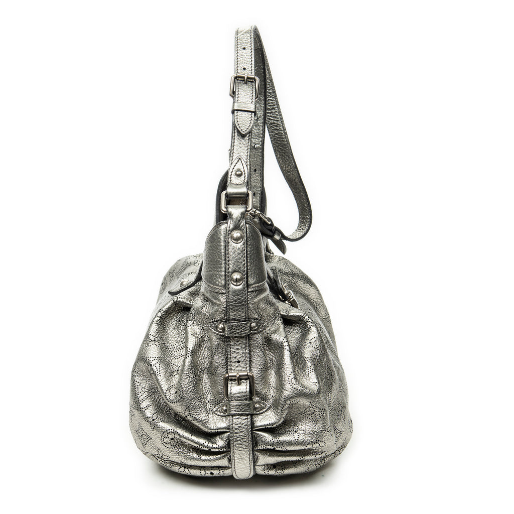 Shoulder Bag XS Hobo Argent Mahina Leather