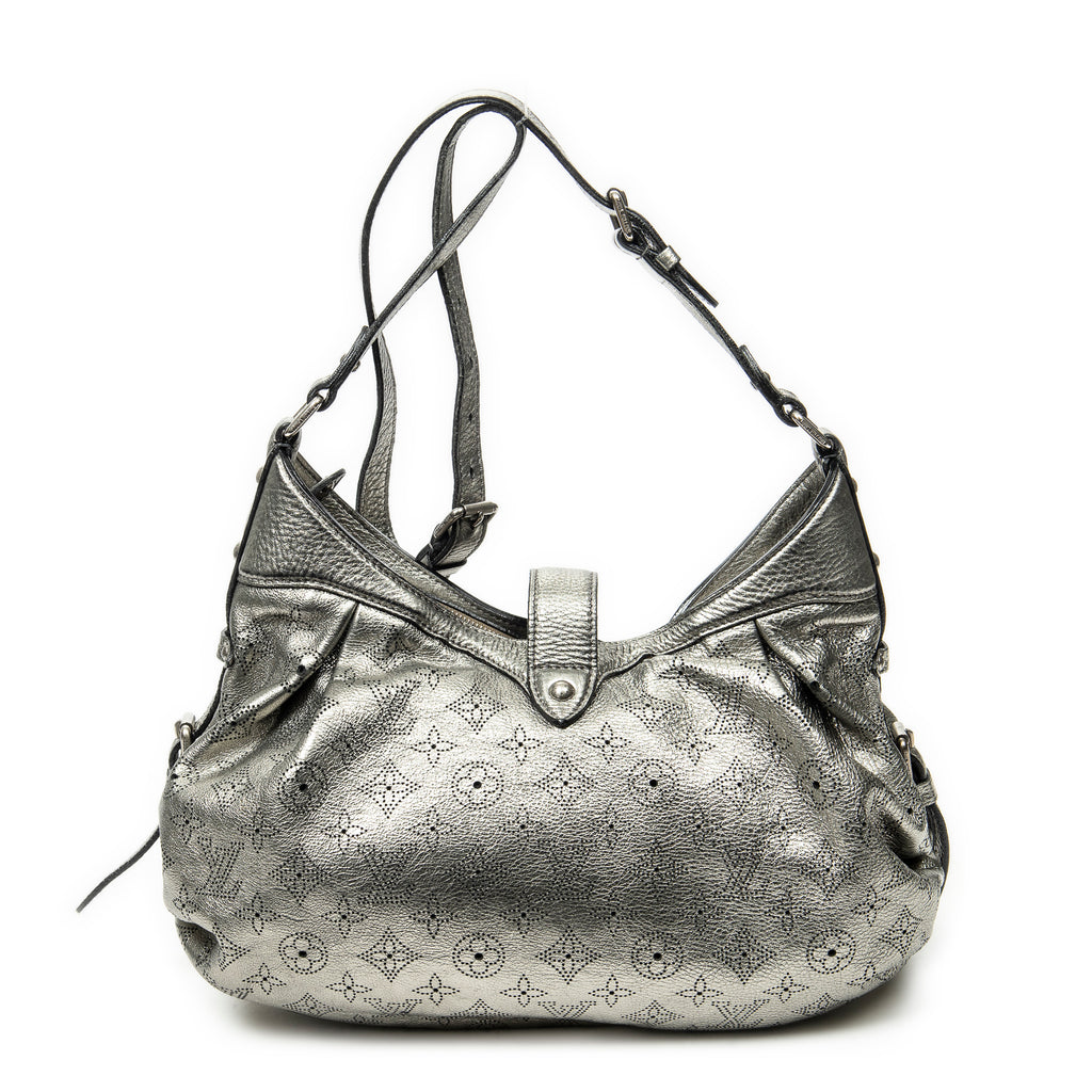 Shoulder Bag XS Hobo Argent Mahina Leather