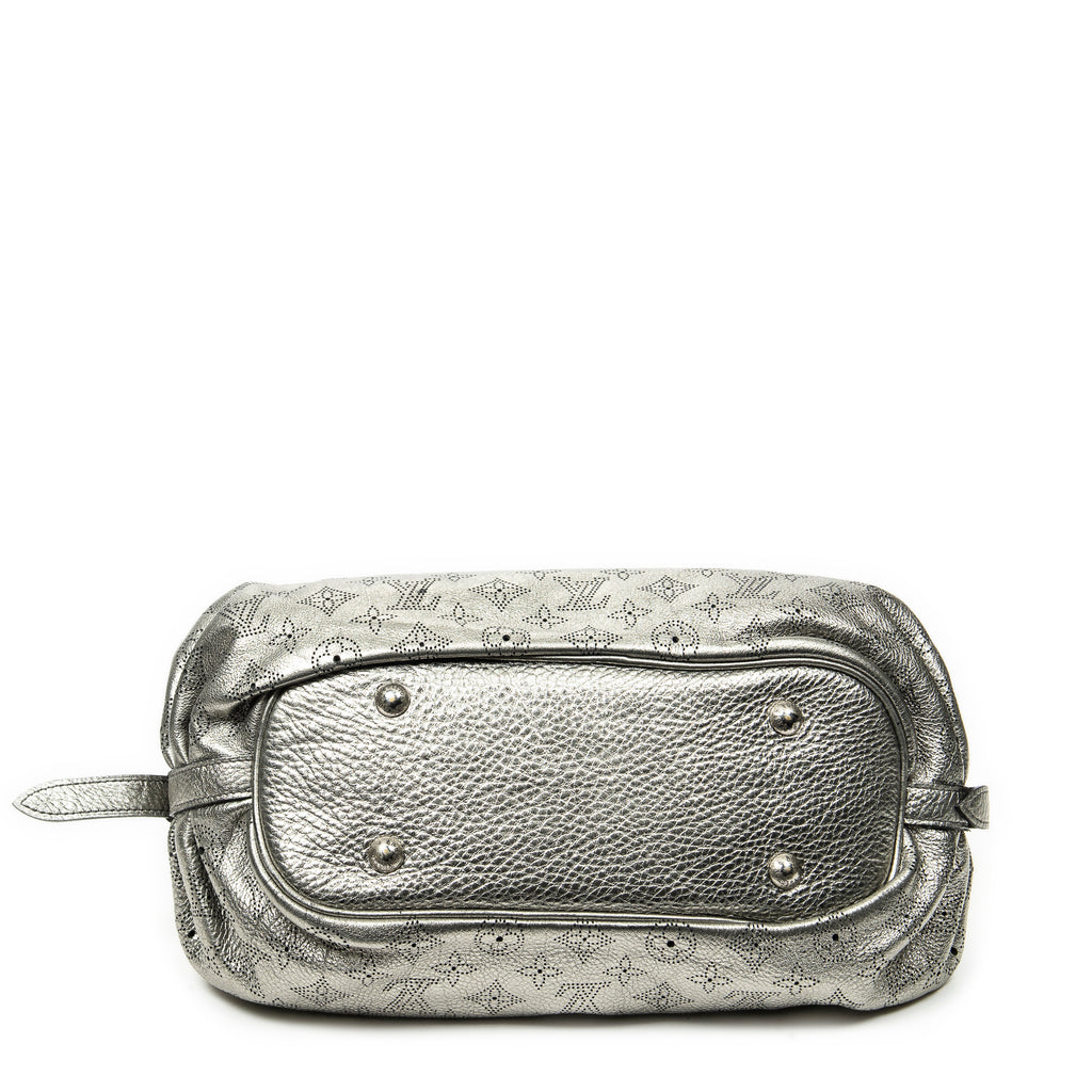 Shoulder Bag XS Hobo Argent Mahina Leather