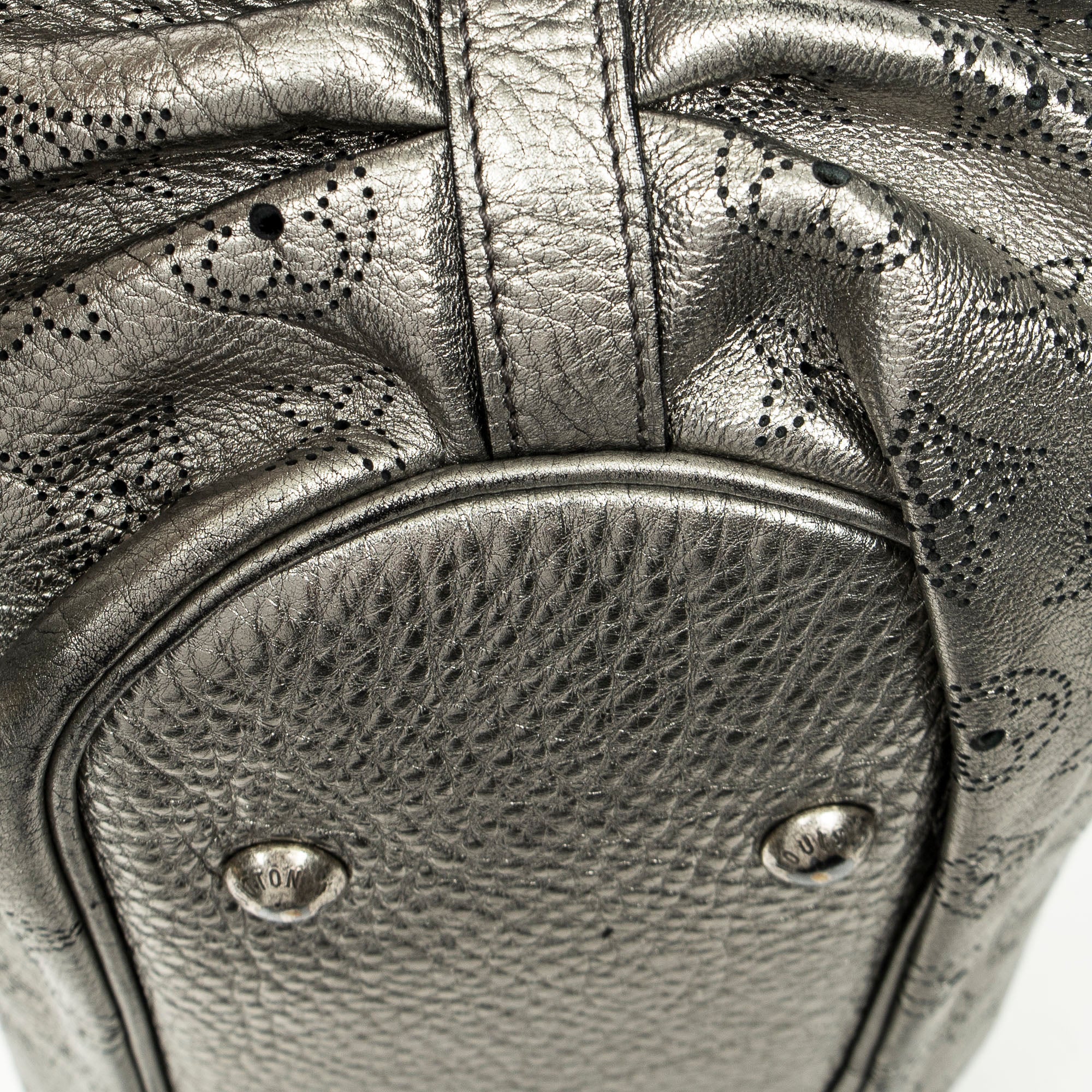 Shoulder Bag XS Hobo Argent Mahina Leather