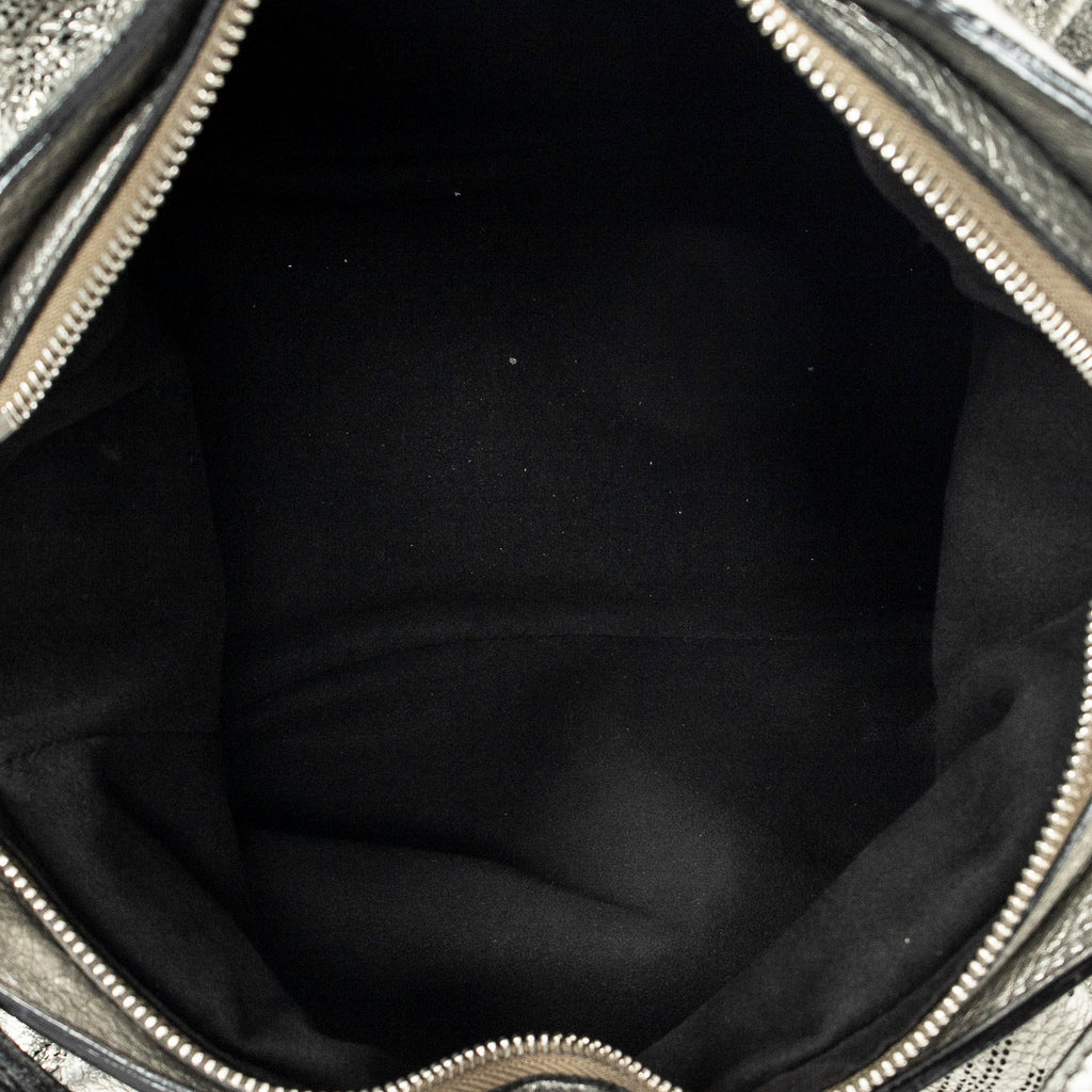 Shoulder Bag XS Hobo Argent Mahina Leather