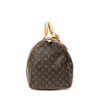 Travel Bag Keepall 55 Brown Monogram Canvas